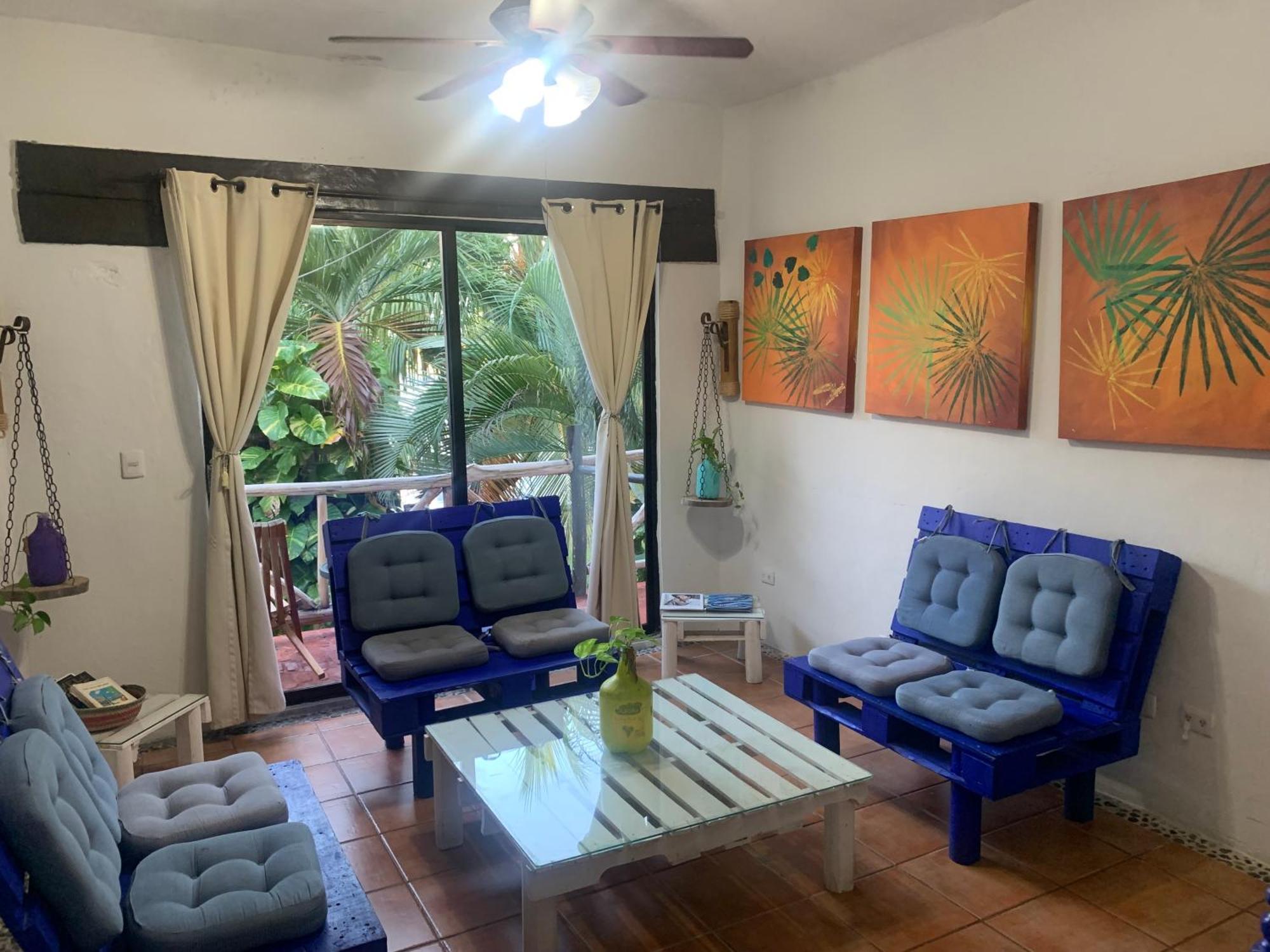Casa Caribe Cancún Extérieur photo Living room with a view of the ocean